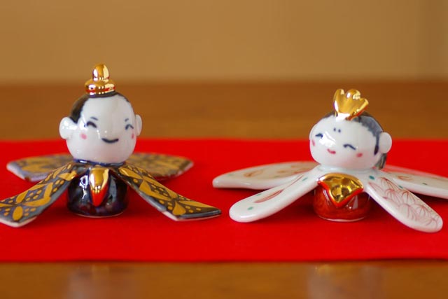 砥部焼の和食器 陶房遊の雛人形 【砥部工房 からくさ】