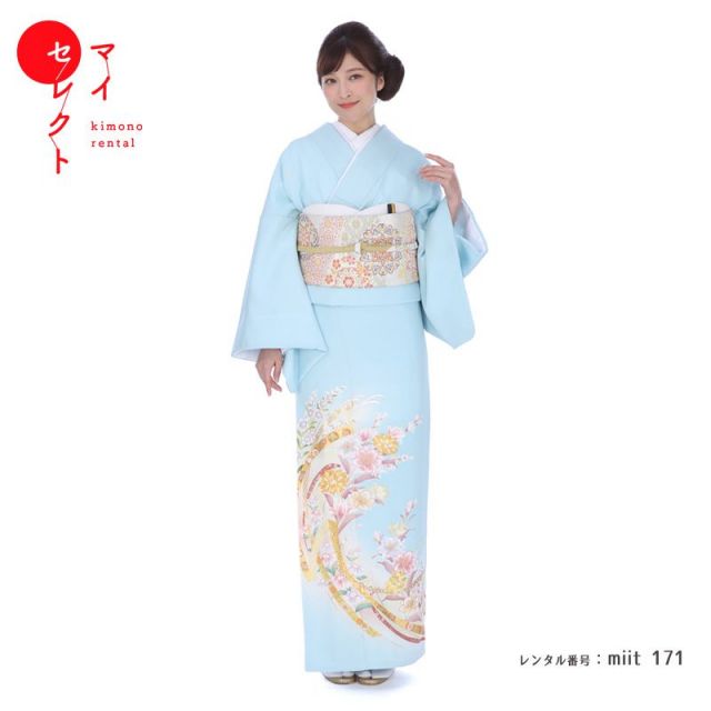 miit_171】大人カワイイ華やぎを演出。吉祥花と蔓帯文様(かずらおび