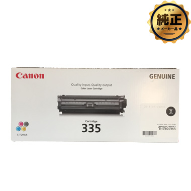 Canon トナーカートリッジ335 / CRG-335（BLK,CYN,MAG,YEL）純正：日本