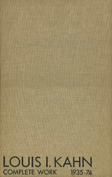 古書古本 Totodo：Louis I. Kahn Complete Work 1935-1974（ルイス