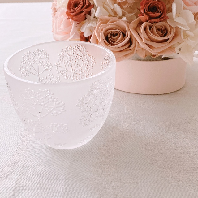 LALIQUE ラリック オンベル キャンドルホルダー