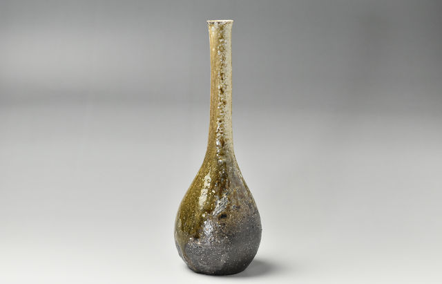 岸野寛 焼〆鶴首花入 7 ｜ 暮らしのうつわ花田 和食器 通販