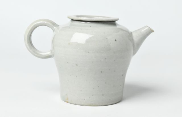 日高伸治 1C ティーポットL青白磁 ｜ 暮らしのうつわ花田 和食器 通販