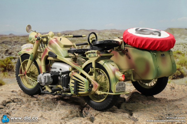 DID】E60075 1/6 WW2 German Zündapp KS 750 Motorcycle with