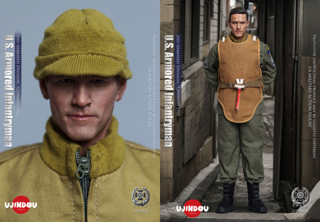 UJINDOU】UD9038 1/6 WW2 U.S. Armored Infantryman, 2nd Armored