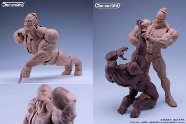 Romankey】UMS003 W/B/Y 1/12 Ultra-Movable Male Figure Big Guy 超