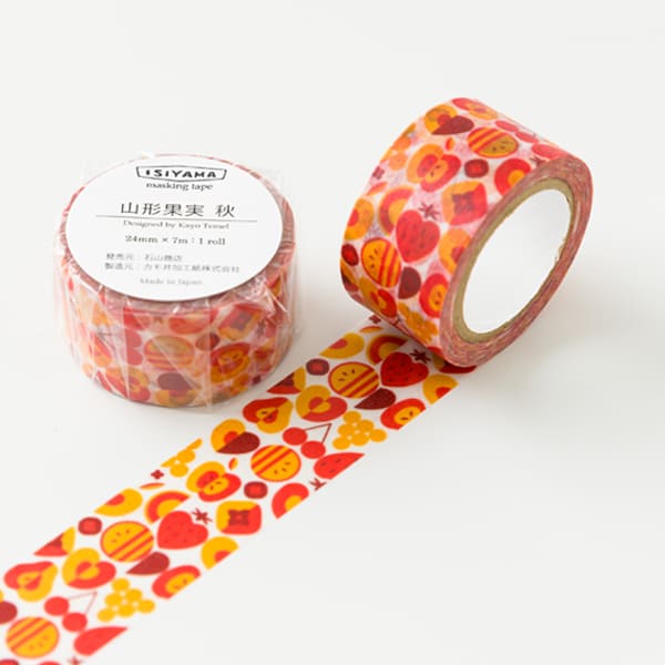 石山商店オリジナルマスキングテープ18mm[山形四季]【ネコポス可】