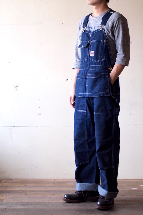 TCB jeans] HANDYMAN PANTS, Denim / エプロン付きオーバーオール