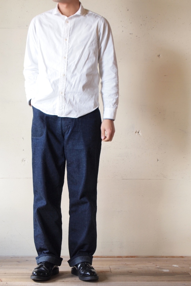 TCB jeans] SEAMENS TROUSERS / USN デニムデッキパンツ【UNCLE JOHN】通販