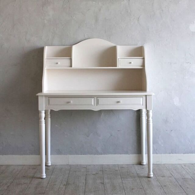 学習机白 リリーホワイトミディアムデスク