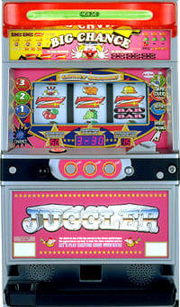 パチスロ実機 北電子 ジャグラーTM メインパネル 【4号機】