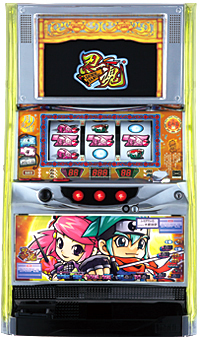 パチスロ実機 大都技研 忍魂 月光Ver