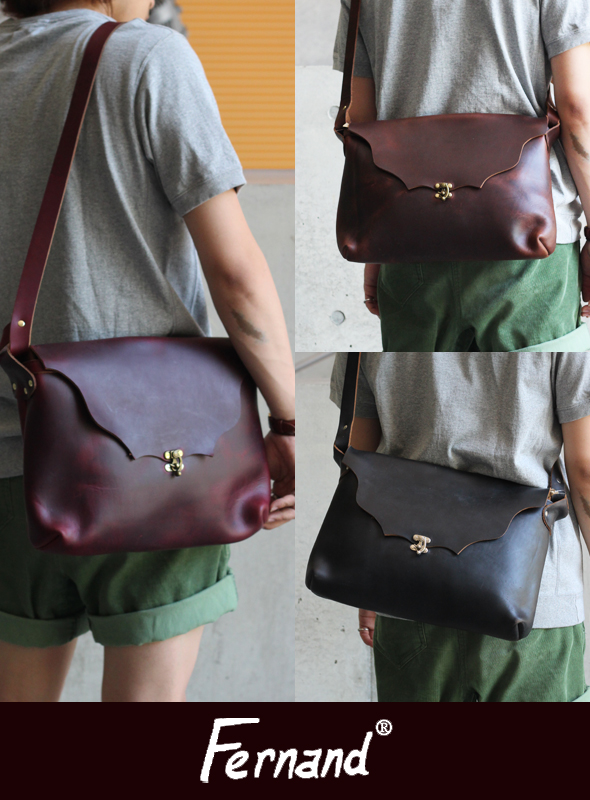 FERNAND LEATHER レザーショルダーバッグを通販【paper 福岡】