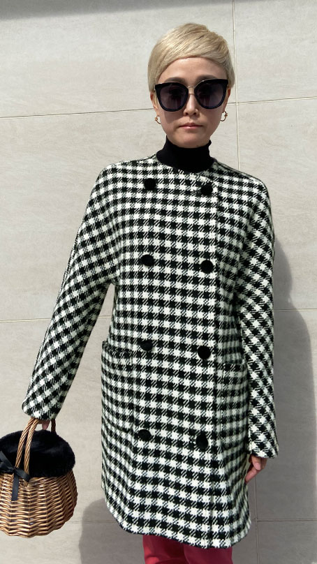 千鳥柄フレンチレトロコート｜JENNE(ジェンヌ)公式通販：パリジェンヌ