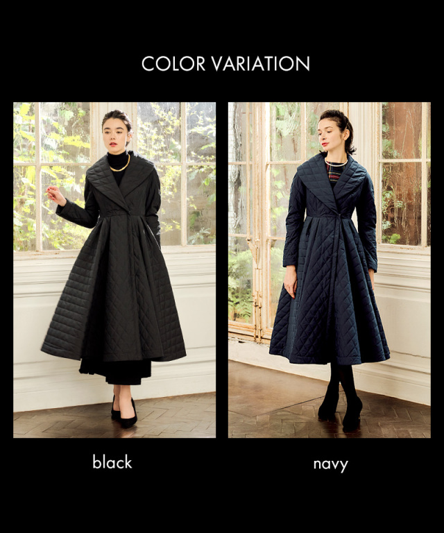 フレンチシック キルティングフレアコート｜JENNE(ジェンヌ)公式通販