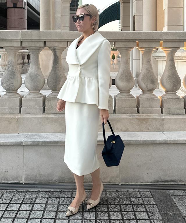 立体ペプラムジャケット｜JENNE(ジェンヌ)公式通販：パリジェンヌの