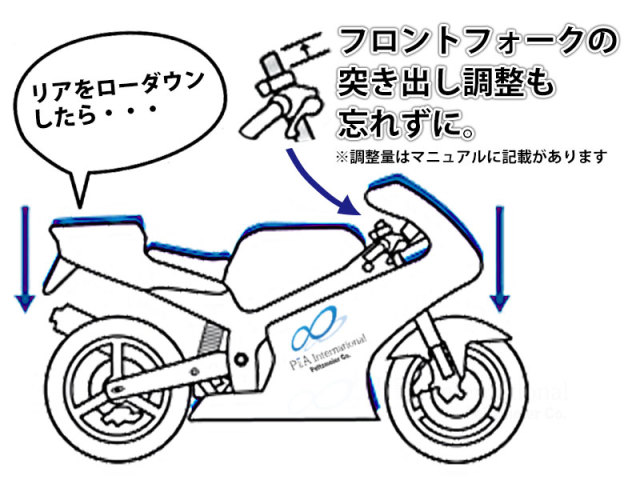 ローダウンキット For Kawasaki Ninja 1000/SX