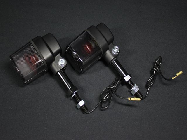 ヨーロピアン ウィンカー 角型/ブラック/スモーク