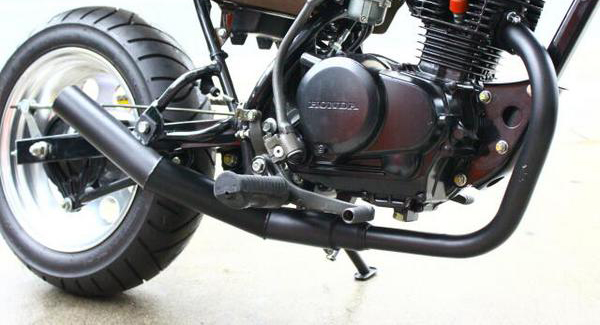 APE50 エルサウンド ショート管 ブラック エイプ50