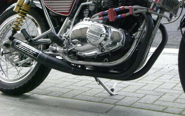 GS400 エルサウンド NOISE マフラー ブラック