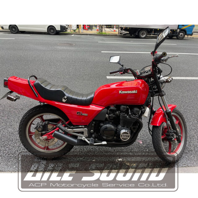 Z400GP エルサウンド ショート管 ブラック マフラー