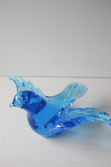 PetaPeta北欧雑貨ショップ＞＞北欧ヴィンテージ＞＞ガラスオブジェ＞＞小鳥