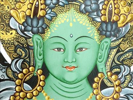 ◇貴重な本物・曼荼羅（マンダラ）◇手書きの精密画◇1点物◇チベット