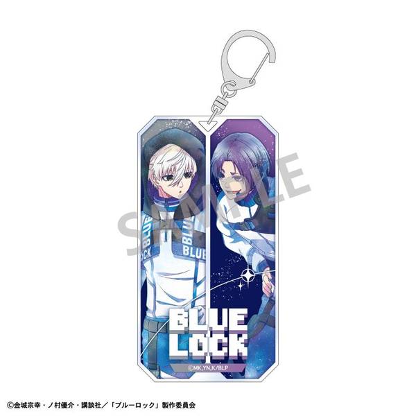 ブルーロック スリムキーホルダー(ペア) 凪 誠士郎・御影 玲王