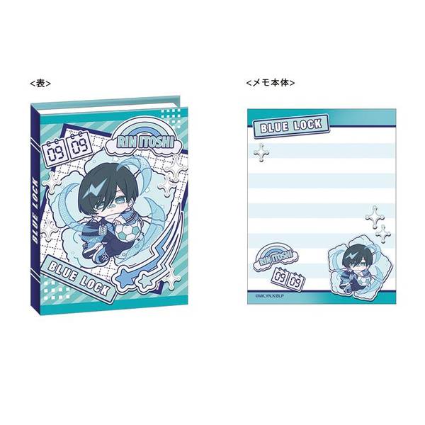 ブルーロック2期 ブック型メモ／(ぱすてるぽっぷ)糸師 凛