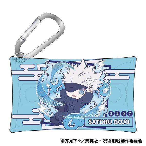 呪術廻戦 第2期 カラビナ付きクリアポーチ／五条 悟 ぱすてるぽっぷ