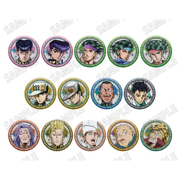 アニメ『ジョジョの奇妙な冒険 ダイヤモンドは砕けない』缶バッジ