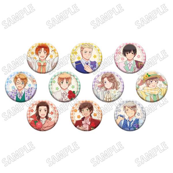 ヘタリア World☆Stars描き下ろし缶バッジコレクション【フラワー