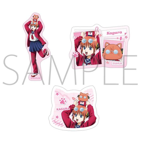 3年Z組銀八先生 ステッカーセット／志村新八・神楽 | 4550621414671