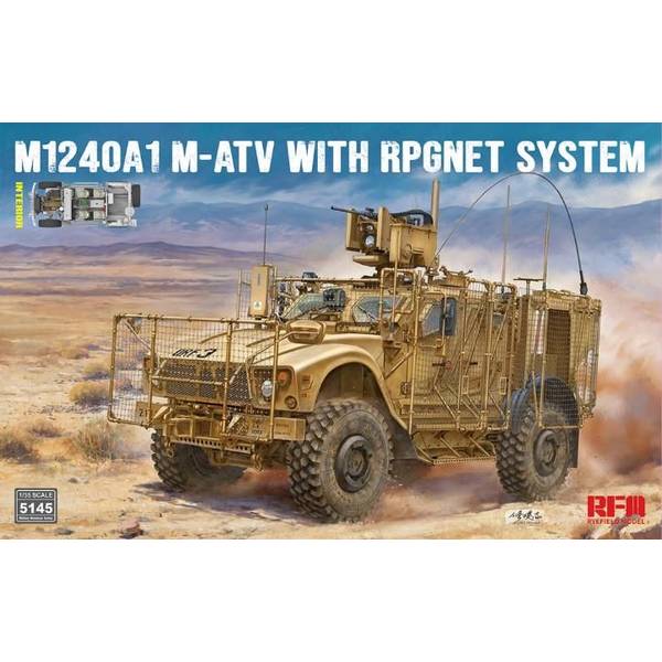 ライフィールドモデル 1/48 M1240A1 M-ATV MRAP w/フルインテリア