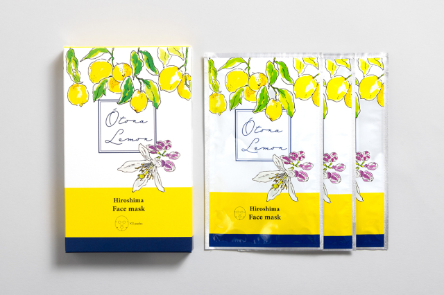 popo.s ポポス 広島県産レモン果汁配合 おとなレモンフェイスマスク