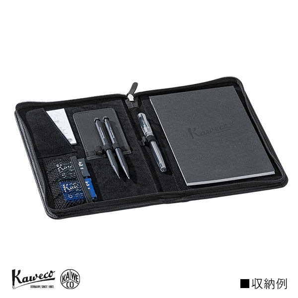 ブラックレザー オーガナイザーA5ケース