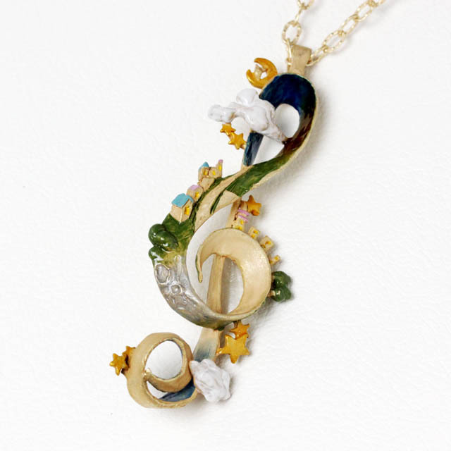 ペンダント 《 ト音記号 Hyperion 》 372094 ☆ 音楽雑貨