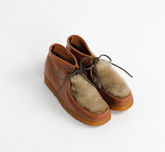 HTS UPPER SHEEPSKIN HIGH-CUT WALLABEE アッパーシープスキン