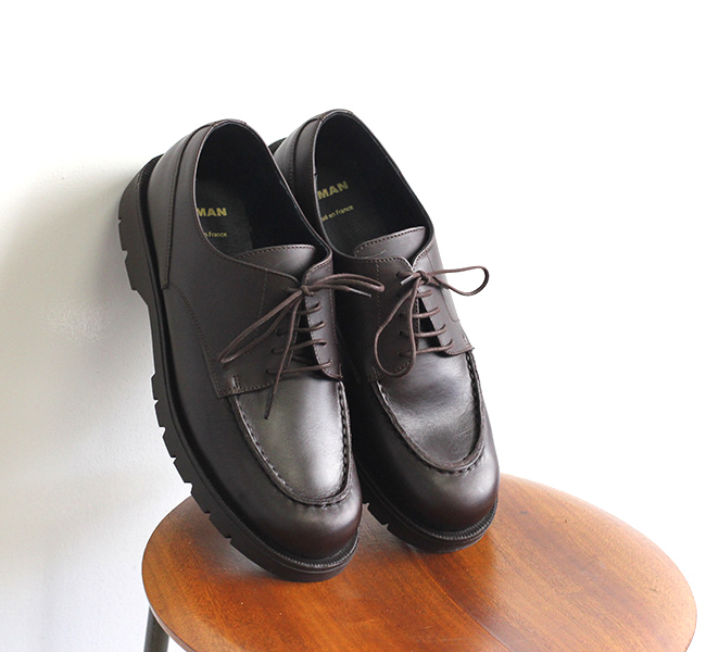 KLEMAN クレマン FRODAN Uチップシューズ MARRON