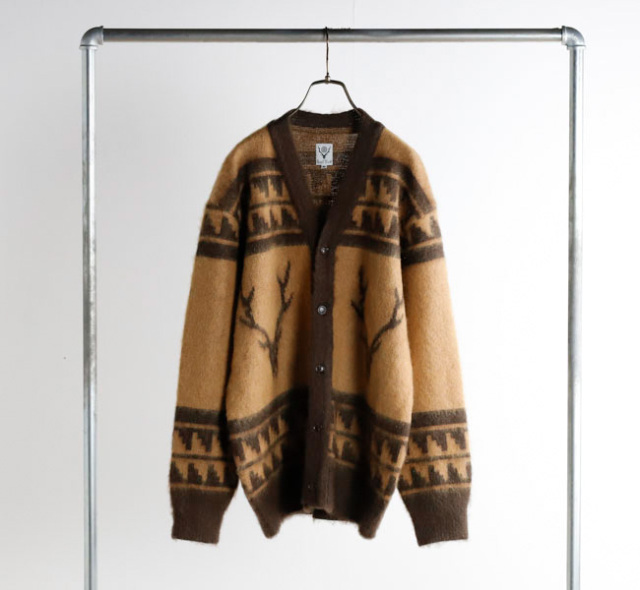 SOUTH2 WEST8 サウスツーウエストエイト Mohair V Neck Cardigan