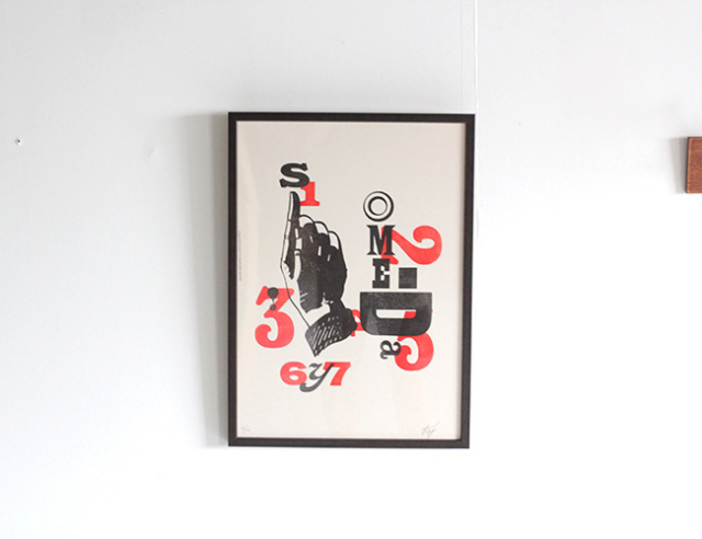 A TWO PIPE PROBLEM LETTERPRESS SOMEDAY Lサイズ