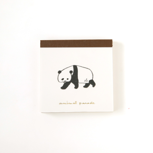 NM-104：アニマルパレード メモパッド パンダ〔OZ〕