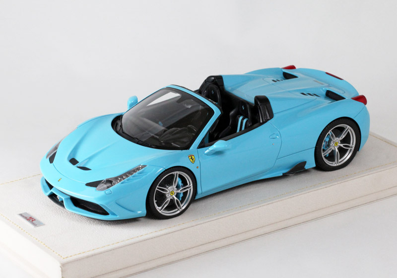 MRコレクション FE12 1/18 フェラーリ 458 スペチアーレ A baby Blue