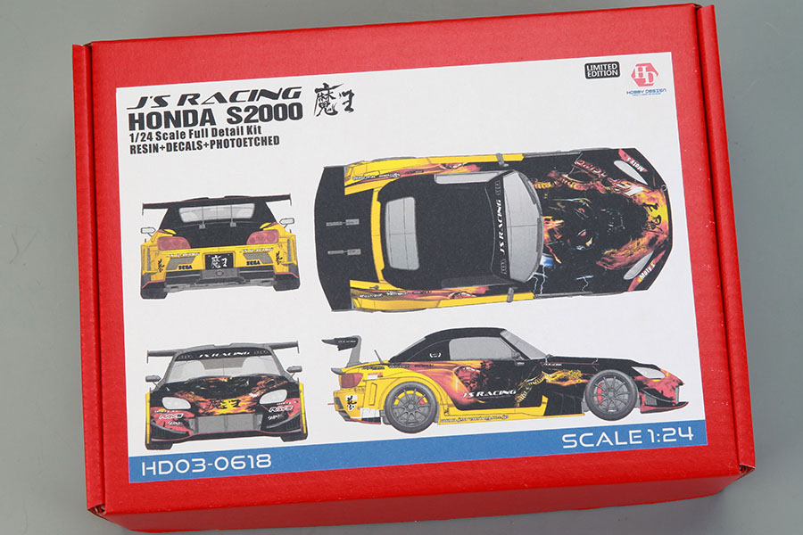 Hobby Design HD03_0618 1/24 JS' Racing Honda S2000 魔王 Full