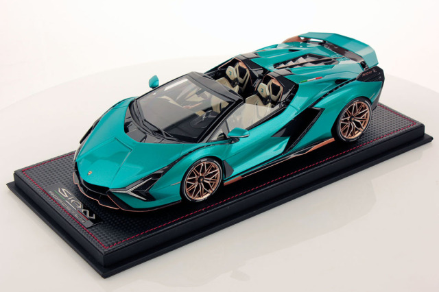 MR collection LAMBO047 1/18 Lamborghini Sian Roadster Launch