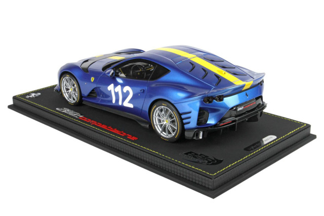 BBR P18207TFV 1/18 Ferrari 812 Competizione Tailor Made (Targa