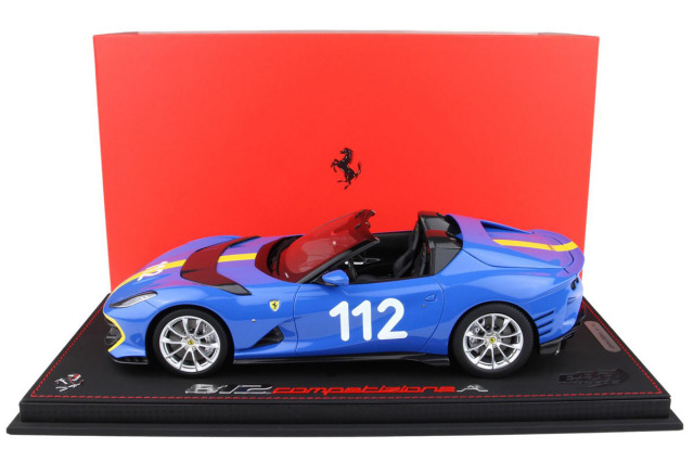 BBR P18209QV 1/18 Ferrari 812 Competizione A French Racing Blue
