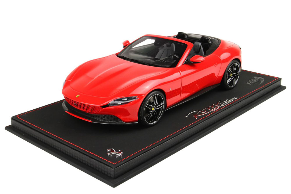 BBR P18230B1V 1/18 Ferrari Roma Spider Rosso Corsa /Diamond Gloss