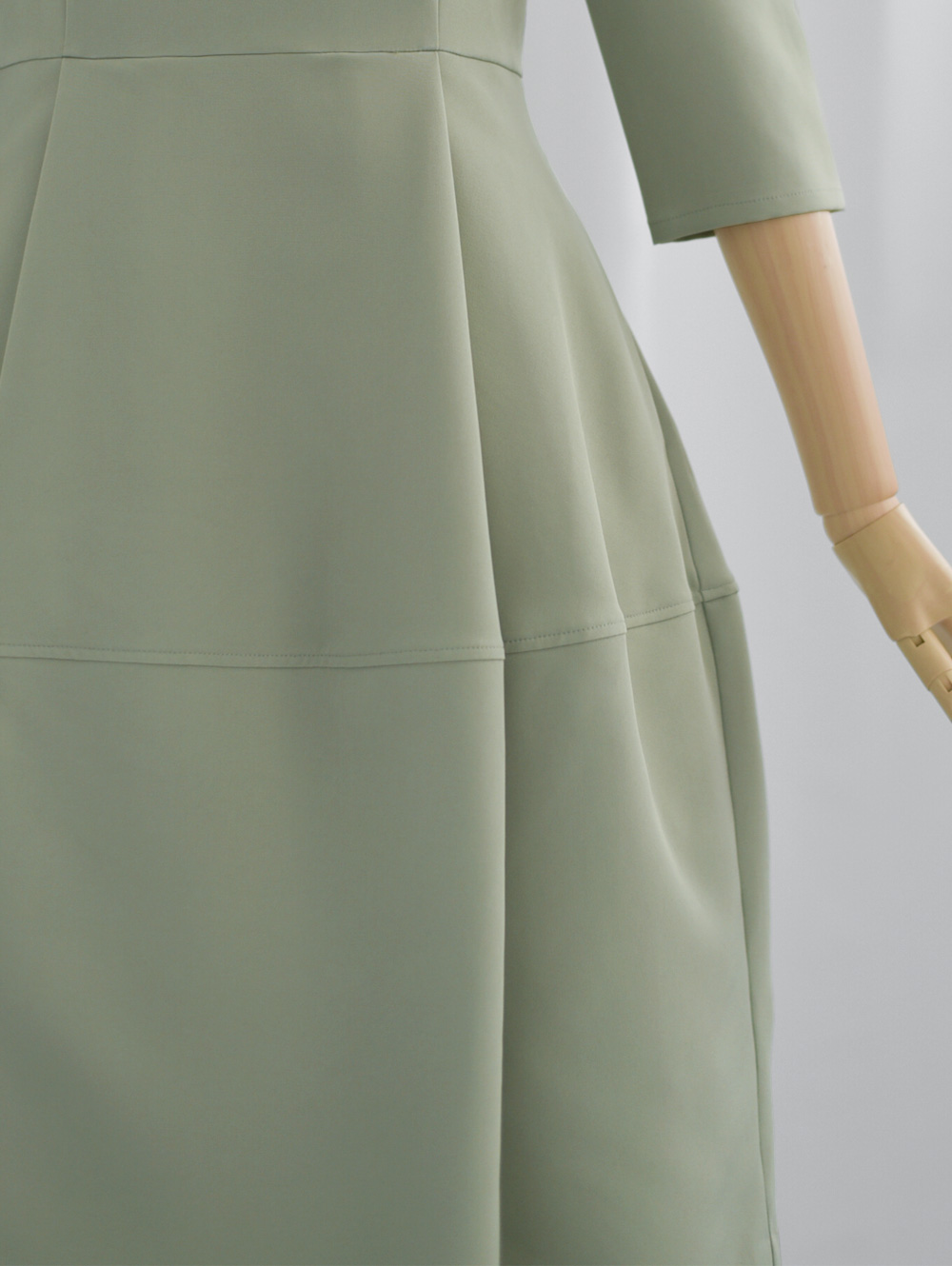 キレイ ワンピ キャサリン】お色展開：グリーン,ホワイト,ピンク