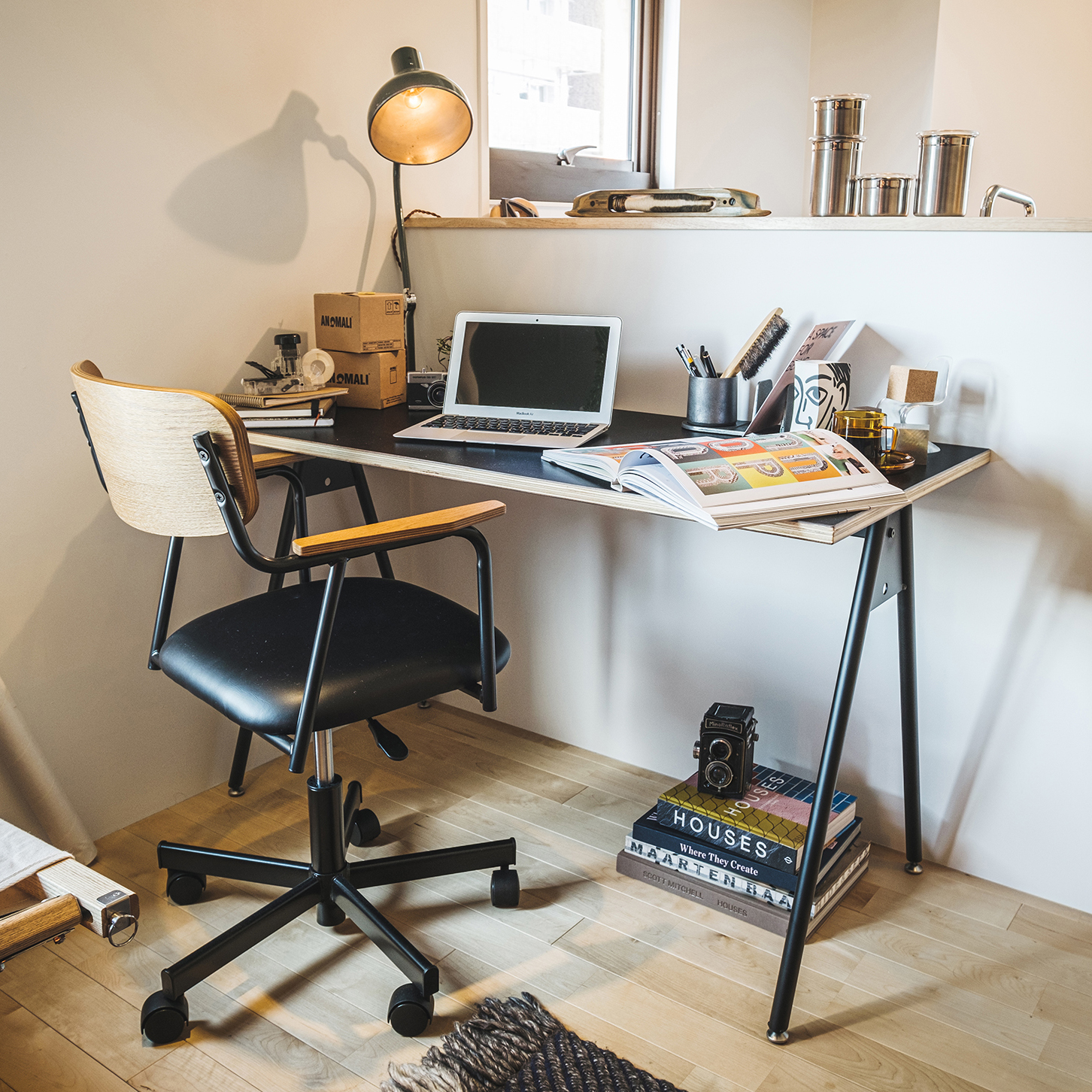 ジャーナルスタンダードファニチャーコンパスレッグデスク 幅80cm